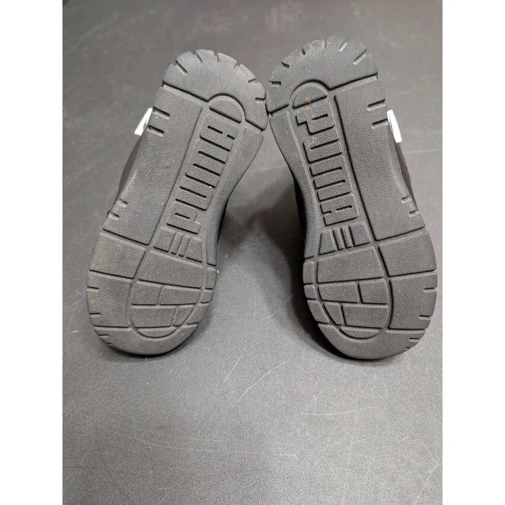 Puma Nieve WTR AC Black Snow Boots Faux Fur Lined Winter Shoes‎ Size Kids 10C